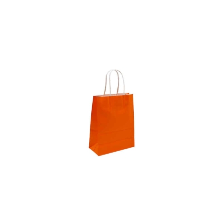 METRON KRAFT BAG ORANGE 26X33X12CM 120GR