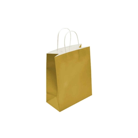 METRON KRAFT BAG GOLD 31X42X12CM 120GR