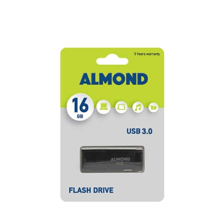 ALMOND USB FLASH DRIVE 3.0 16GB PRIME BLACK