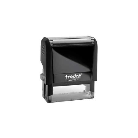 TRODAT STAMP BLACK INK 64X26MM BLACK