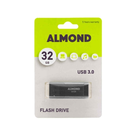 ALMOND FLASH DRIVE USB 32GB 3.0 PRIME BLACK