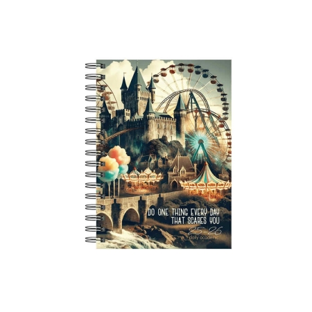 DIARY 2026 DAY BY DAY ACADEMIC 14X21CM LUNA PARK