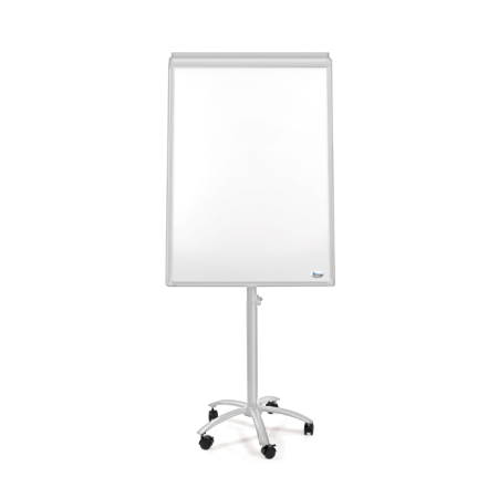 MOBILE FLIP CHART BOARD WHITE 70X100CM ALUM. FRAME