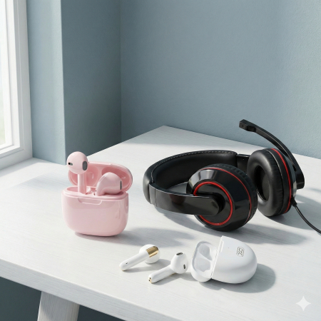 HEADPHONES & HEADSETS