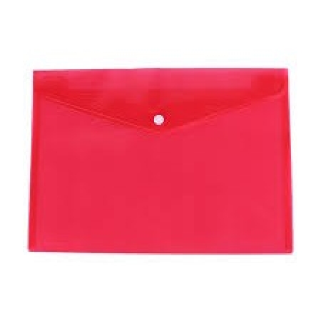 BUTTON ENVELOPES A5 RED