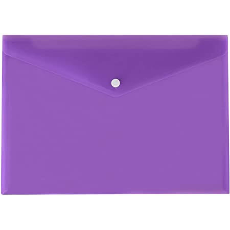BUTTON ENVELOPES  A5 PURPLE