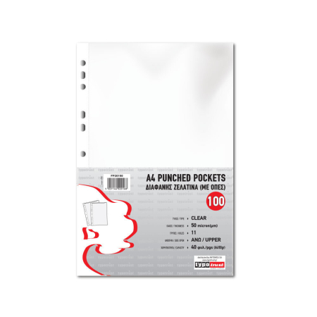 TYPO SHEET PROTECTOR CRYSTAL CLEAR 60MIC 100PCS (20/BOX)