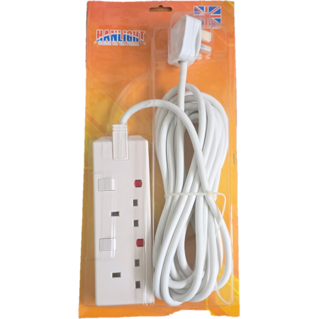 13A 2 GANG SWITCHED TRAILING SOCKET