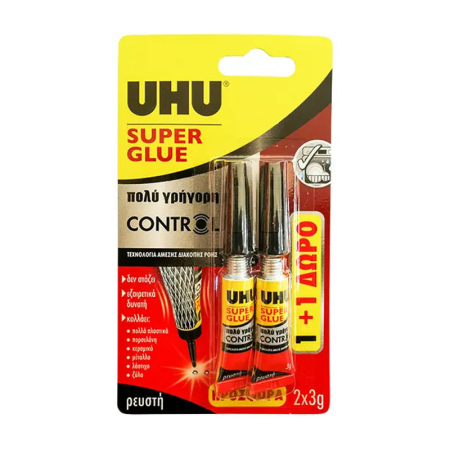 UHU SUPER GLUE 3G 1+1