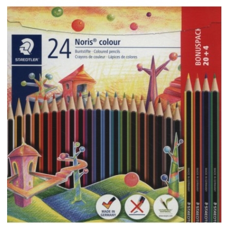 STAEDLER COLOURED PENCILS 24PCS