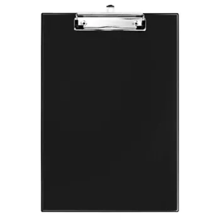 TYPO SINGLE SIDE CLIP BOARD BLACK PVC
