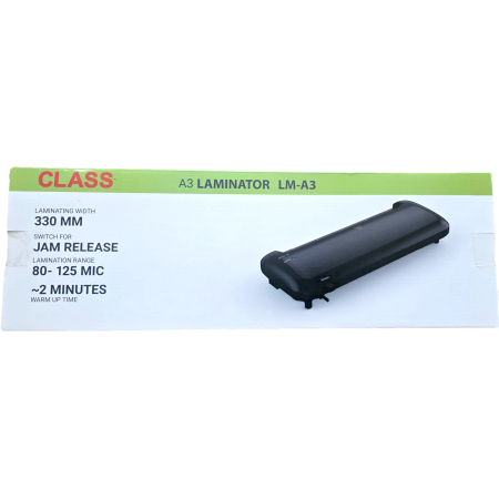 CLASS LAMINATING MACHINE A3 LM-A3 330MM 80-125MIC