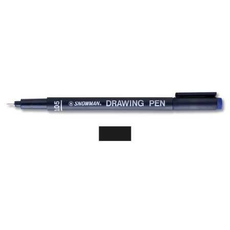 SNOWMAN FT700 DRAWING PENS 0.5MM BLACK