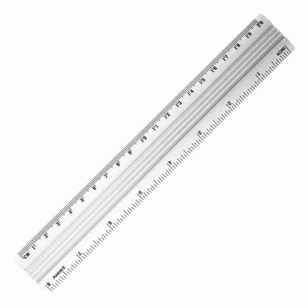 ALUMINIUM RULER 20CM