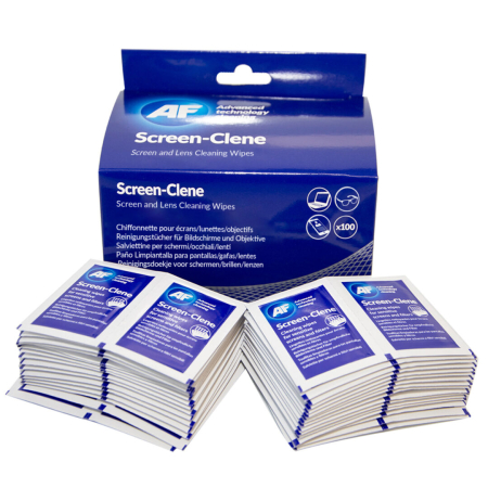AF SAFECLENS WIPES FOR SCREEN (100/PACK)
