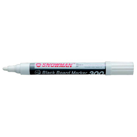 SNOWMAN BLACK BOARD CHALK MARKER 300 2-5MM WHITE