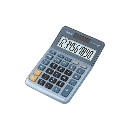CASIO CALCULATOR MS-100EM 10DIGITS 14.9X10.1CM