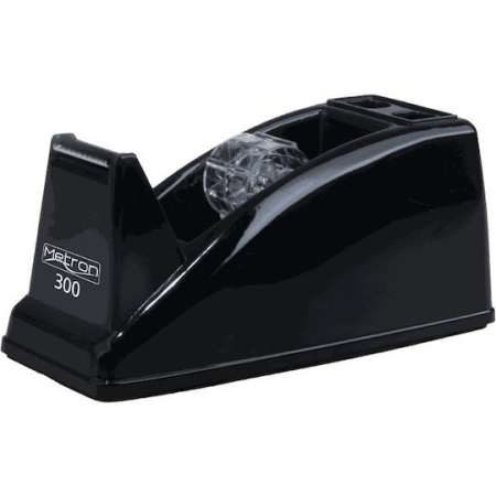 METRON TAPE DISPENSER 33MM W/PEN HOLDER 12.5CM